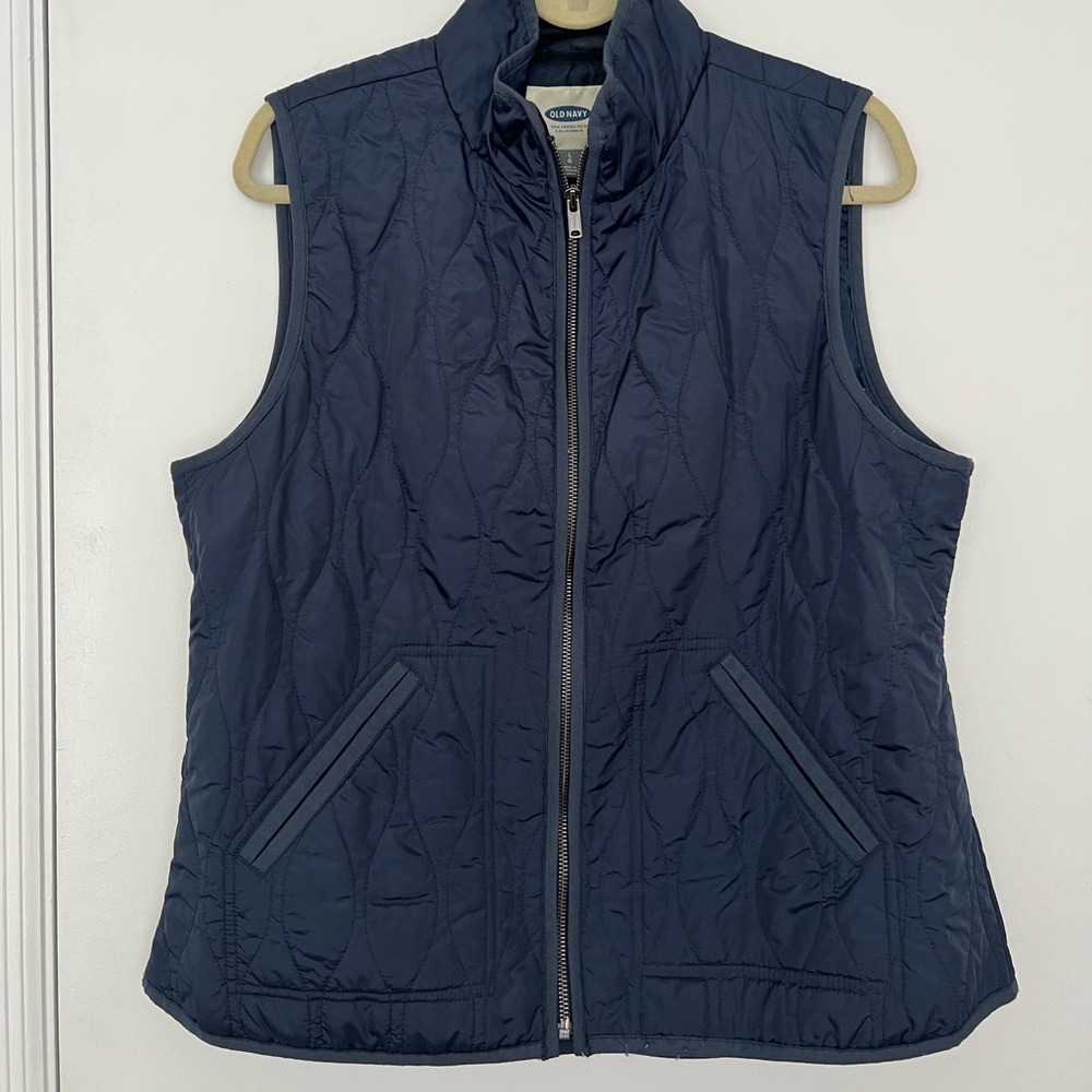 Lightweight Blue Vest - Great for fall!